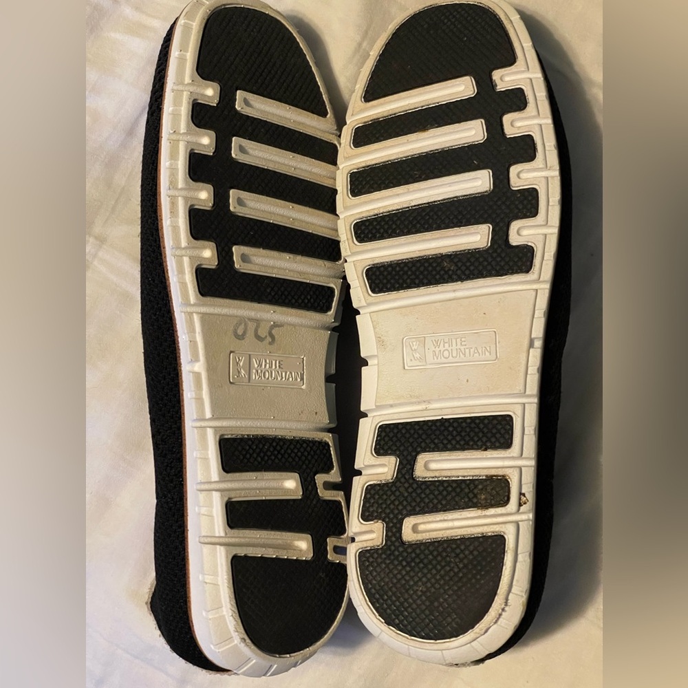 White Mountain Black Slip-On Shoes - Picture 5 of 6